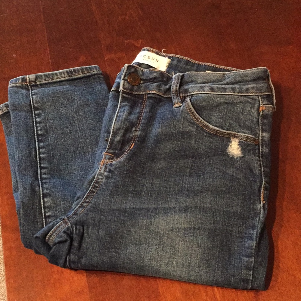 Dark blue ripped Pacsun jeans